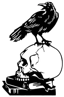 2D Crow Skull 2
