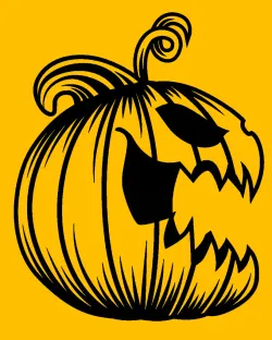 2D Jack O Lantern