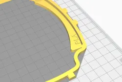 3dVerkstan Visor with Material Tag - PLA