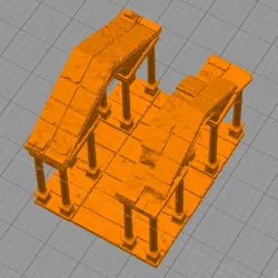 Antic ruins 21 - Ancient Classic Old Archaic Historical 28mm 20mm 15mm