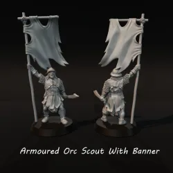 Armoured Orc Scout with Banner