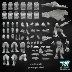 Avian Modular Sci-Fi Infantry (Regiments Compatible)