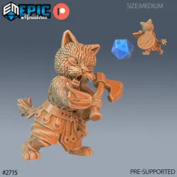 Cat Folk Tribe / Feline Warrior / Catfolk / Werejaguar Beast / Were Puma / Wild Animal Encounter