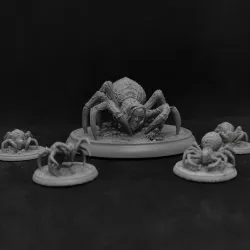 CHARACTERS SET - SPIDER QUEEN LAIR - SPIDER QUEEN ARMY