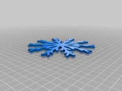 Christmas Tree Snowflake