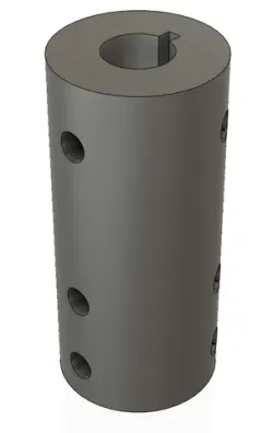 Connector for 2 10mm shafts