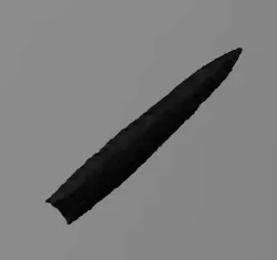 Eden Paleoindian projectile point replica