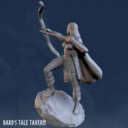 Elf Ranger - Elf Archer - Ranger Elf - Female Elf - Elf Ranger - Elf Warrior - Elf Hunter - Elf Character - Elven Ranger - High Elf - Hunter Elf - Elf