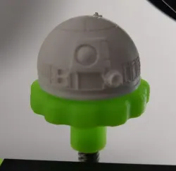 Ender 3 z-axis rod wheel knob with removable R2D2 head