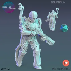Exoskelet Soldier Set / Space Warrior / War Trooper / Cyberpunk Alien / Invasion Army / Steampunk Battle Construct / Sci-Fi Encounter