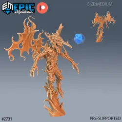 Fire Mephit Set / Devil Imp / Winged Evil Humanoid / Flame Elemental / Flying Encounter