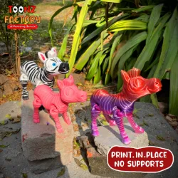 FLEXI PRINT-IN-PLACE ZEBRA ARTICULATED