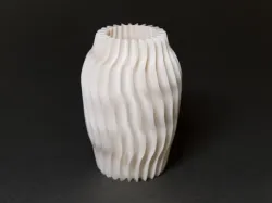 Fluted vase
