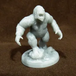 Frostgrave White Gorillas - Remix (2 poses)