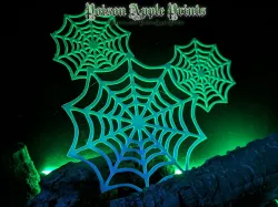 Halloween Disney Mickey & Minnie Spiders Web Decorations