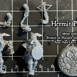 Hermit Prügl - Mörk Borg Character