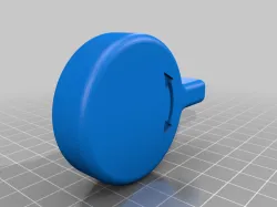 Hexagon door lock addon handle -2nd Version