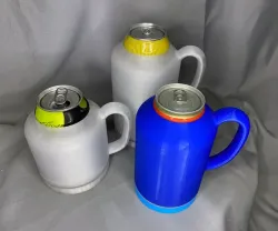 Ice cold Beer and soft drink Seidel