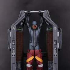 Imperial Star Marine Suiting Up Traveller Miniature