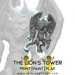 Infernal Imps (Set of 5 plus 3 bonus unmasked variants 32mm scale presupported miniatures)