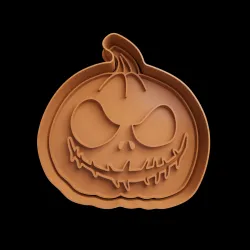 JACK PUMPKIN COOKIE CUTTER STL HALLOWEEN FREE