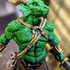 Kobold warrior - FREE STL miniature pre-supported