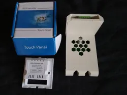 LED Controller Touch Panel (TM06-M003 model) enclosure modification for room dividers