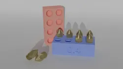Lego-Brick Nozzle Holder