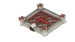 Medieval castle themed soap dish