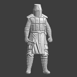 Medieval English Knight - with mace