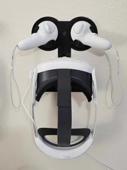Meta Quest 3 Wall Mount (Works with Elite Strap Battery too)