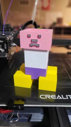 Minecraft Creeper Pencil Holder v2