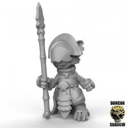 Mousle Black Executioners with Spears (pre Supported)