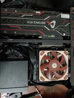 Node 202 ID cooling 30mm cooler Shroud with noctua slim fan