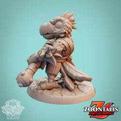 Parrot Fighter Monk (pre-supported included)