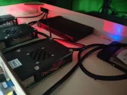 Pi Rack mount laser cut