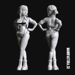 Pop Series 01a - Sexy Cyberpunk Cyborg Police Officer