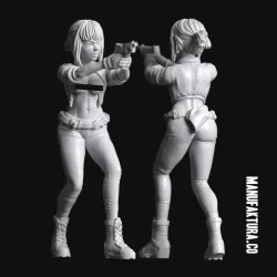 Pop Series 01d - Sexy Cyberpunk Cyborg Police Officer