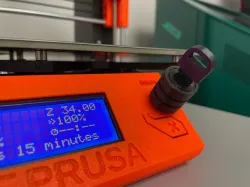 Prusa display knob - Lock and key