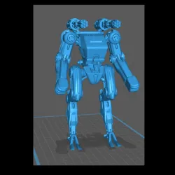 Robot Bi-guns - Future Sci-Fi SF Post apocalyptic Tabletop Scifi