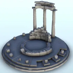 Roman & Greek antic monuments pack - Ancient Classic Old Archaic Historical 28mm 20mm 15mm