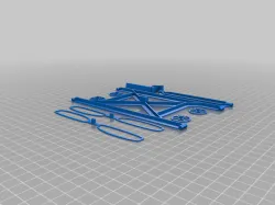 Rubber powered helicopter with car chassis 