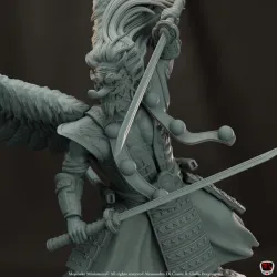 Samurai Tengu Diorama (Pre-supported)