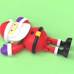 Santa Claus Flexi toy