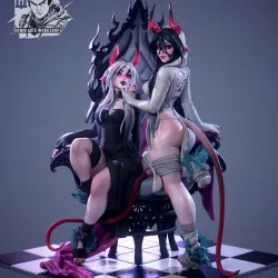 Saya and Tina Pin Up (NSFW) - 75mm and 120mm