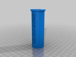 Smoke pen holder to SOLO testing pole