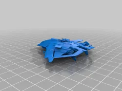 space sim _ updated model_ space superiority fighter