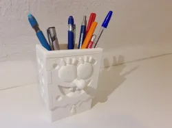 Spongebob pen cup