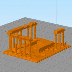 Temple in ruins 7 - Ancient Classic Old Archaic Historical 28mm 20mm 15mm
