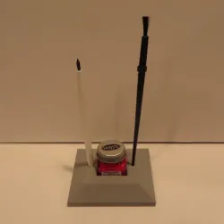 Testor's paint and brush holder
